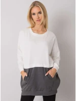 Blúzka RV BL 7197.89P biela šedá