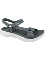 Skechers On The Go 600 15316-CHAR sivé sandále