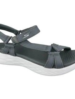 Skechers On The Go 600 15316-CHAR sivé sandále