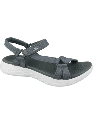 Skechers On The Go 600 15316-CHAR sivé sandále