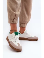 Sneakersy Buty Sportowe Niskie Damskie Białe Uvetta