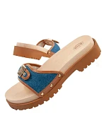 Dámske dreváky W F305492349 hnedo-modré - Scholl Iconic