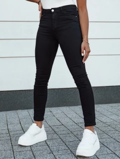 Dámske džínsové nohavice slim fit ACORN black FashionStreet UY2156