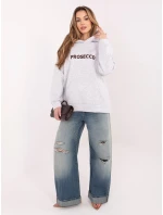 Mikina RV BL A1034.30 melanžová sivá