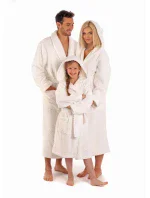 VÝPREDAJ - Unisex župan so šálovým golierom Athena 2116 0100 White - Vestis VÝPREDAJ - Unisex župan so šálovým golierom Athena 2116 0100 White - Vestis