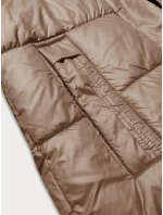 Dámska zimná bunda s kapucňou Glakate cocoa (LU-238001#)