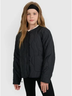 Dievčenská páperová bunda so syntetickou výplňou 4F 4FJRAW25TDJAF0767-20S