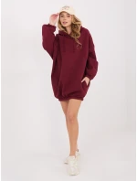 Mikina WT BL A1461.70 burgundy