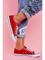 Damskie Klasyczne Trampki Czerwone Omerta