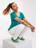 Tričko TW TS 1002.28X tmavo zelená