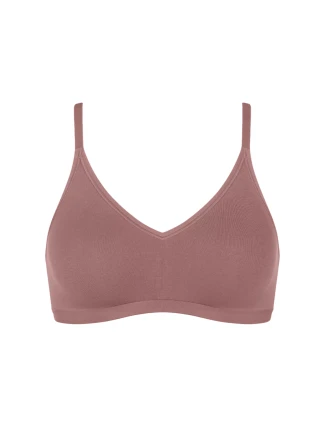 Dámska podprsenka GO Daily Cotton Soft - BROWN - hnedá 1141 - SLOGGI