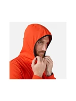Pánska mikina ROSSIGNOL Mid Layer Thin Fz, oranžová Pánska mikina ROSSIGNOL Mid Layer Thin Fz, oranžová