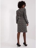 Šaty LK SK 509474 2.55P sivá čierna