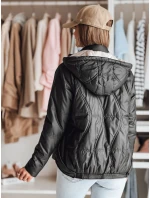 Dámska prechodná prešívaná bunda MARISSIA black FashionStreet TY4853