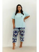 Taro Kristen 3366 cr/r 2XL-3XL W25 dámske pyžamo Taro Kristen 3366 cr/r 2XL-3XL W25 dámske pyžamo