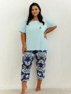 Taro Kristen 3366 cr/r 2XL-3XL W25 dámske pyžamo