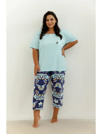 Taro Kristen 3366 cr/r 2XL-3XL W25 dámske pyžamo Taro Kristen 3366 cr/r 2XL-3XL W25 dámske pyžamo