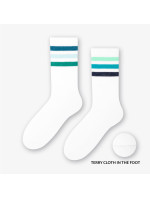 Ponožky Sport 081-009 White-Maritime - Viac