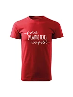 Personalizované pánske tričko - ... pretože [doplňte prázdne miesto] nie je osol...