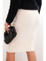 Dámska viskózna sukňa ZS5185 off-white - Kesi