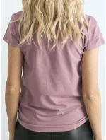 Tričko RV TS 4623.67 tmavo ružová