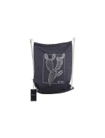 Plátený vak / batoh 72019A tm.sivá-potlač - Sublevel