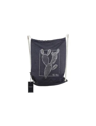 Plátený vak / batoh 72019A tm.sivá-potlač - Sublevel