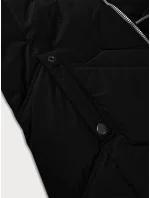 Dámska plus size zimná bunda s kapucňou S'west black (B8300-1) Dámska plus size zimná bunda s kapucňou S'west black (B8300-1)