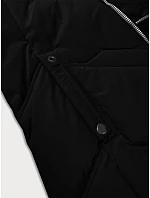 Dámska plus size zimná bunda s kapucňou S'west black (B8300-1) Dámska plus size zimná bunda s kapucňou S'west black (B8300-1)