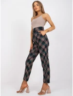 DHJ nohavice SP 3689.08 čierna a zelená DHJ nohavice SP 3689.08 čierna a zelená