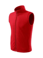 Next Fleecová vesta unisex červená