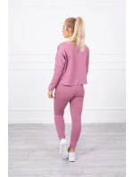 Súprava s oversize blúzou tmavo ružová Súprava s oversize blúzou tmavo ružová