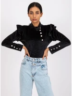 Blúzka DHJ BZ 6533A.44P čierna Blúzka DHJ BZ 6533A.44P čierna