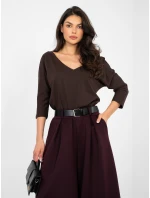 Blúzka RV BZ A1189.24 tmavohnedá
