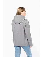 Kariban K 422 Unisex 3-vrstvová softshellová bunda s kapucňou 20.K422 marl grey