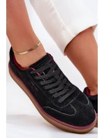 Semišové dámske tenisky Daniel Lopez SS2D4006 Black Semišové dámske tenisky Daniel Lopez SS2D4006 Black