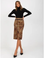 Sukňa VI SD 147.43P čierna a béžová