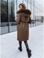 Dámska zimná bunda parka LUSTER hnedá FashionStreet TY3956 Dámska zimná bunda parka LUSTER hnedá FashionStreet TY3956