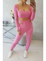 Sada s blúzkou svetlo ružová