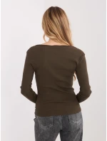 Blúzka WT BZ A1076.15 tmavohnedá