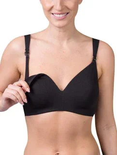 Moderná dojčiaca podprsenka MATERNITY BRA - BELLINDA - čierna