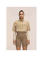 Dámska bunda CASALL Active Short Sleeve Track Jacket, farba piesková Dámska bunda CASALL Active Short Sleeve Track Jacket, farba piesková