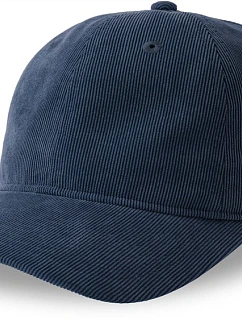 Atlantis Headwear Creep-S 6-panelová manšestrová čiapka s kšiltom 33.0227 tmavomodrá