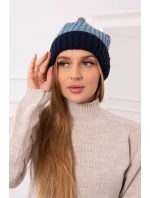 Fleecová čiapka Bojana K265 navy+jeans+dark grey