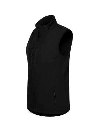 Dámska softshellová vesta Trail čierna