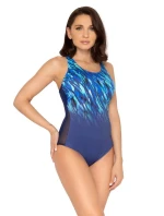 Jednodielne plavky Trendy Športová modrá - Self Jednodielne plavky Trendy Športová modrá - Self