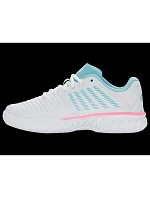 Tenisky K-swiss EXPRSLIGHT3 HB PADEL WHITE/SOFT NEON BLUE/BUBLE GUM-M (98900-146-M)