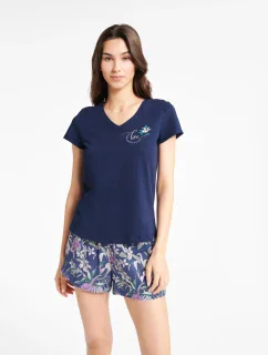 Dámske pyžamo Bluebird 40621-59X Námornícka modrá - Henderson Ladies