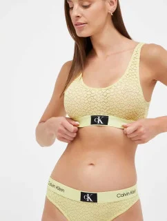 Dámska športová podprsenka 1996 QF7233E-9LD žltá - Calvin Klein