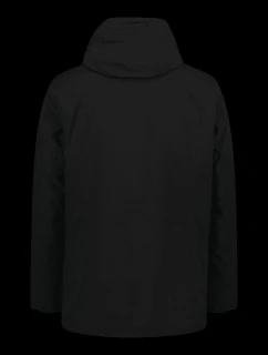 Pánska zimná športová bunda dlhá CMP kabát s kapucňou čierna (34K0157/U901) pánska